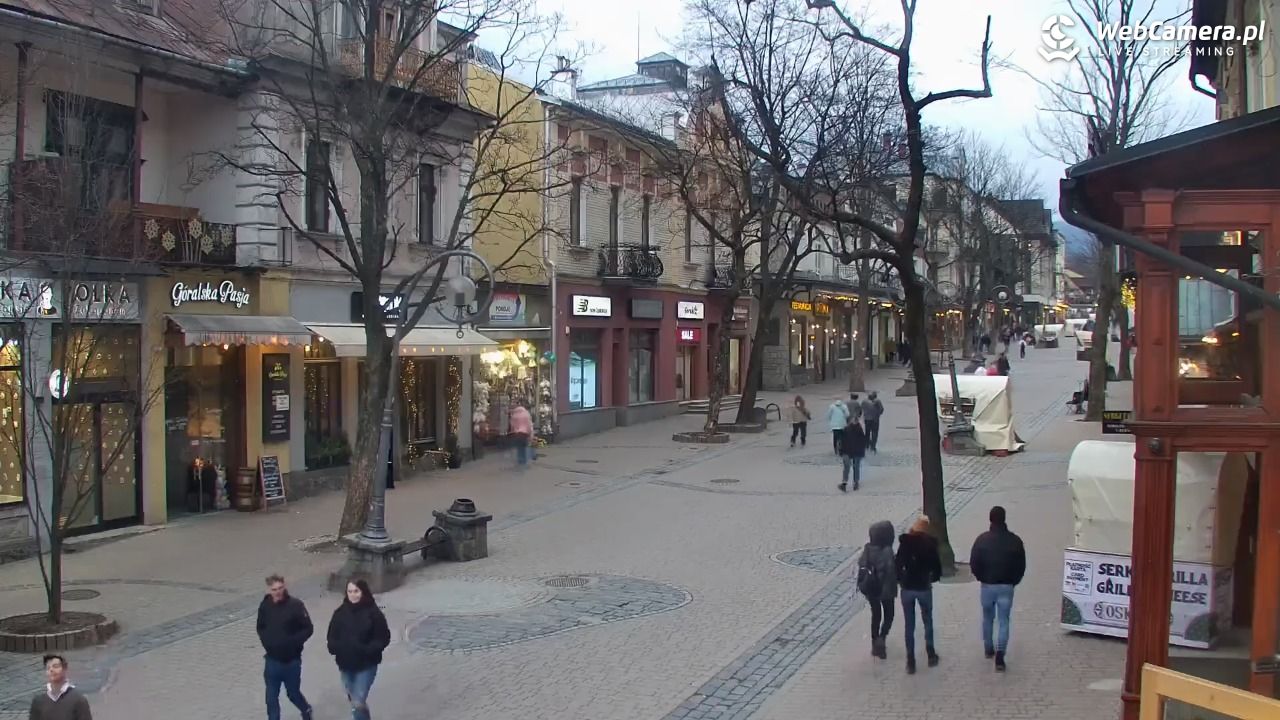 Zakopane - widok na deptak Krupówki NOWOŚĆ - 16 marzec 2026, 17:06