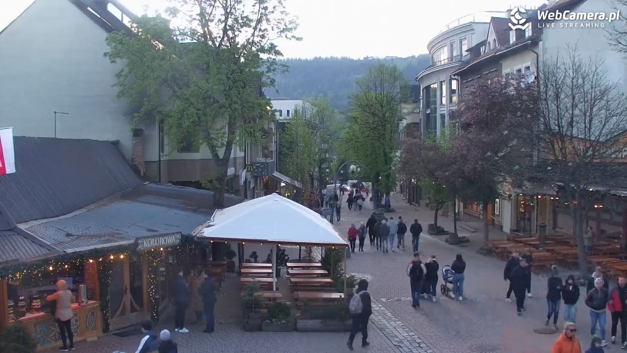 Zakopane - widok na deptak Krupówki NOWOŚĆ - 15 maj 2025, 19:41