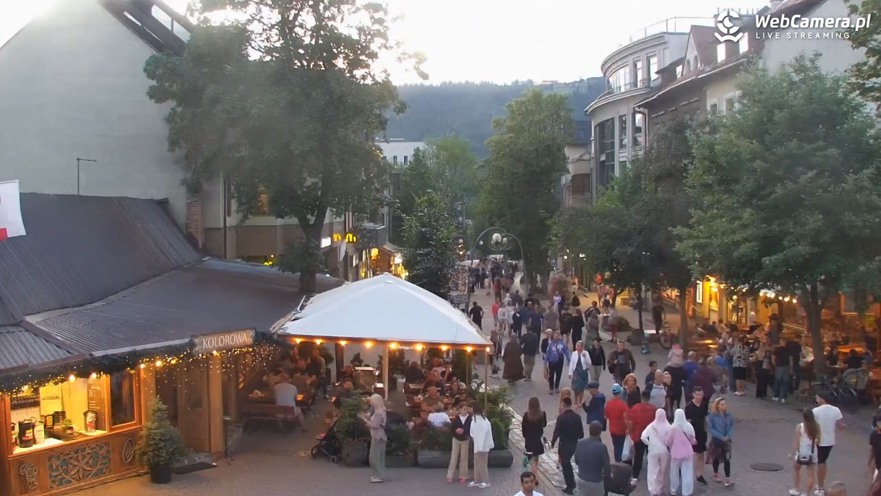 Zakopane - widok na deptak Krupówki NOWOŚĆ - 13 lipiec 2025, 20:44