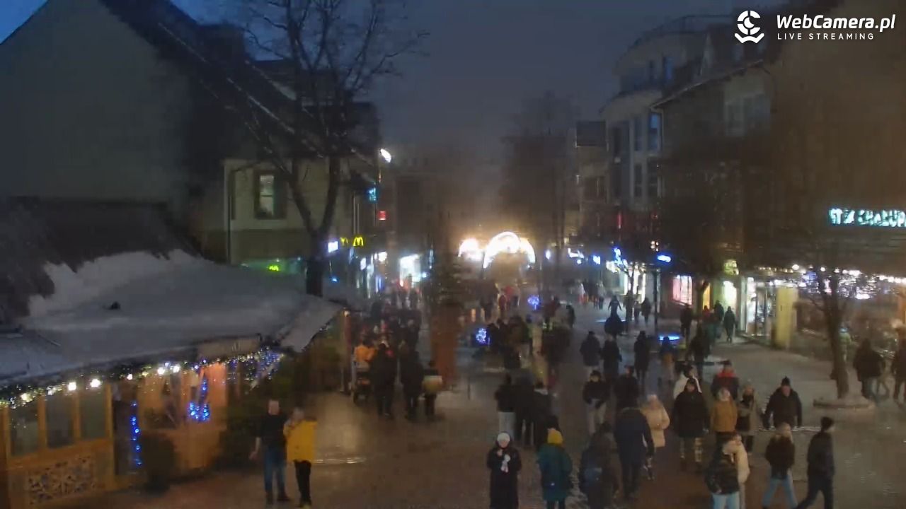 Zakopane - widok na deptak Krupówki NOWOŚĆ - 29 styczeń 2026, 20:34