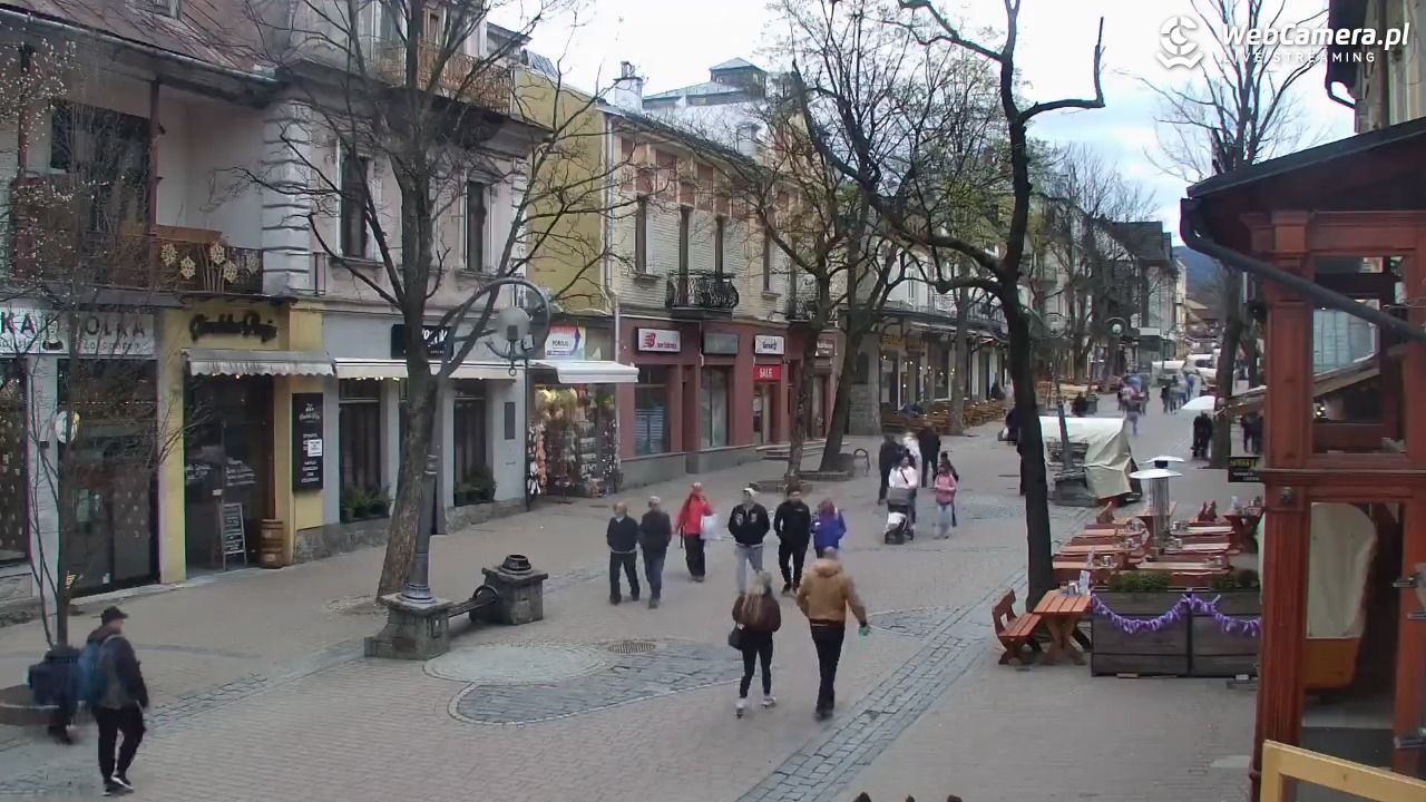 Zakopane - widok na deptak Krupówki NOWOŚĆ - 29 kwiecień 2026, 12:45