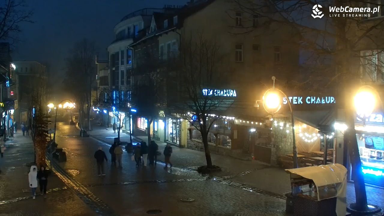 Zakopane - widok na deptak Krupówki NOWOŚĆ - 17 marzec 2026, 19:50