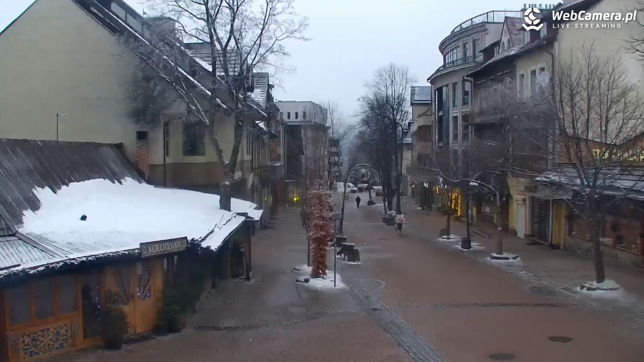 Zakopane - widok na deptak Krupówki NOWOŚĆ - 30 styczeń 2026, 07:58