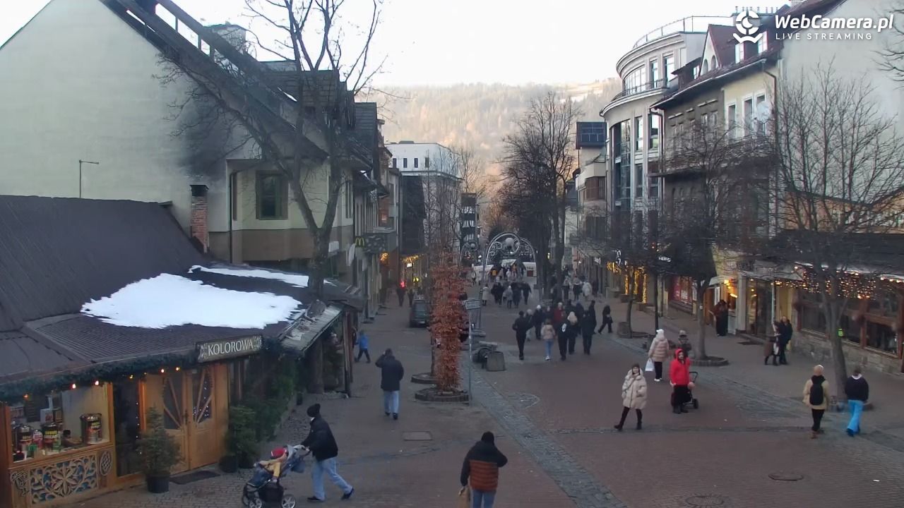 Zakopane - widok na deptak Krupówki NOWOŚĆ - 15 grudzień 2025, 14:53