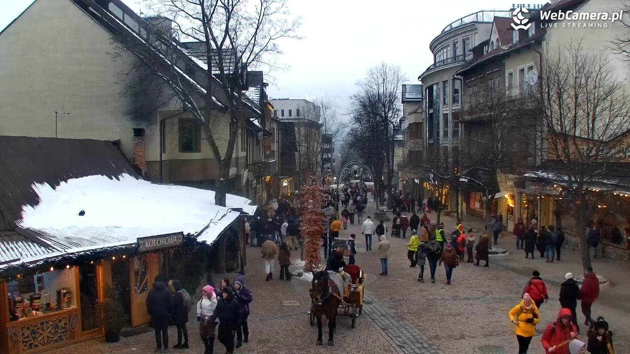 Zakopane - widok na deptak Krupówki NOWOŚĆ - 31 styczeń 2026, 15:50