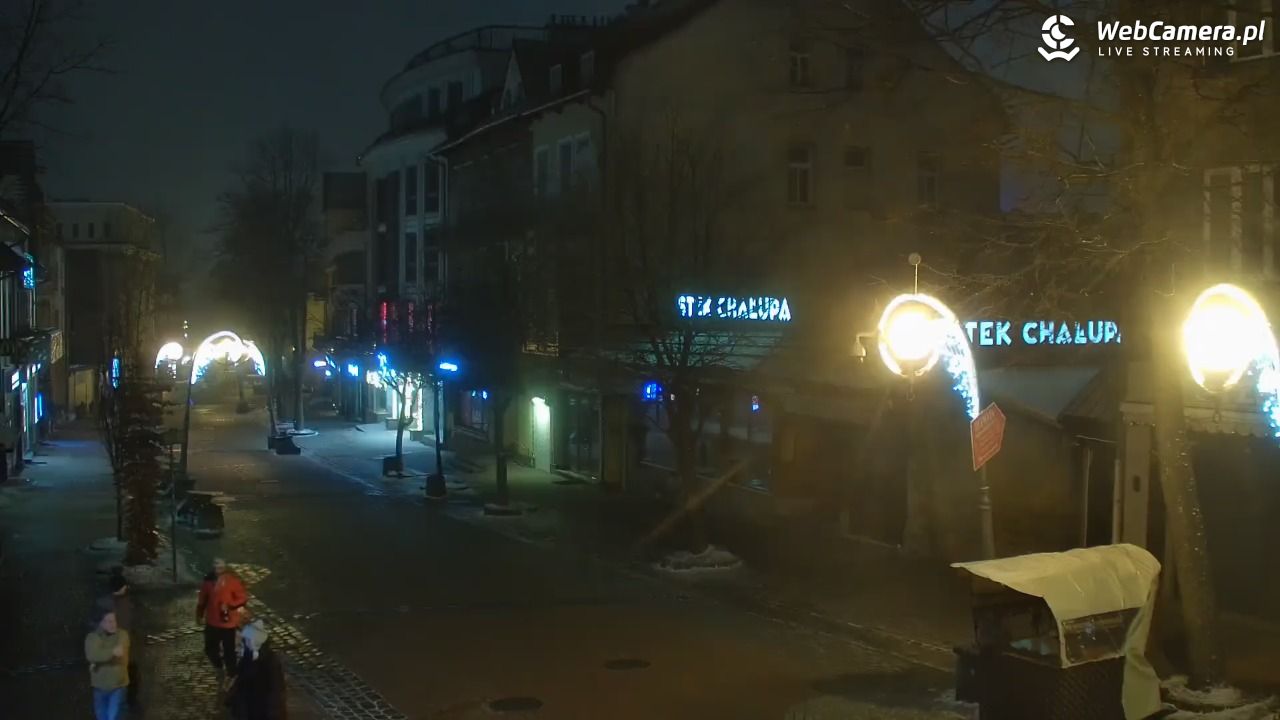 Zakopane - widok na deptak Krupówki NOWOŚĆ - 30 styczeń 2026, 02:15