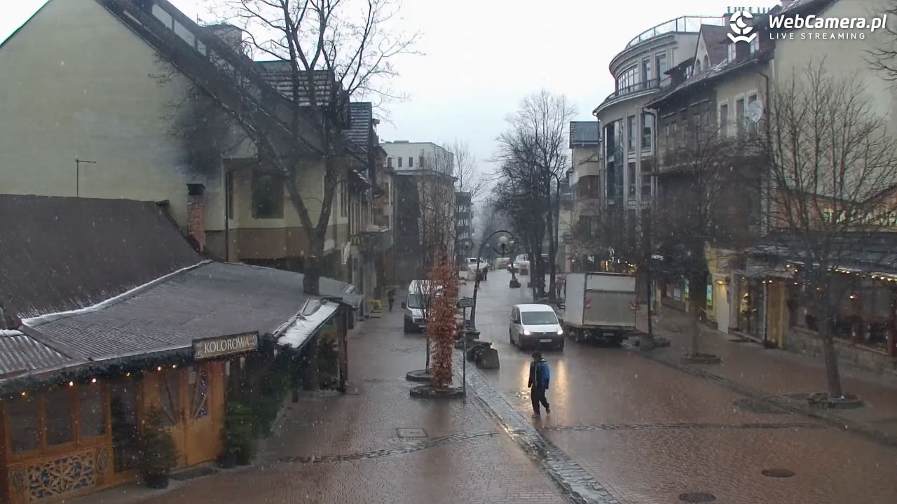 Zakopane - widok na deptak Krupówki NOWOŚĆ - 17 marzec 2026, 09:00