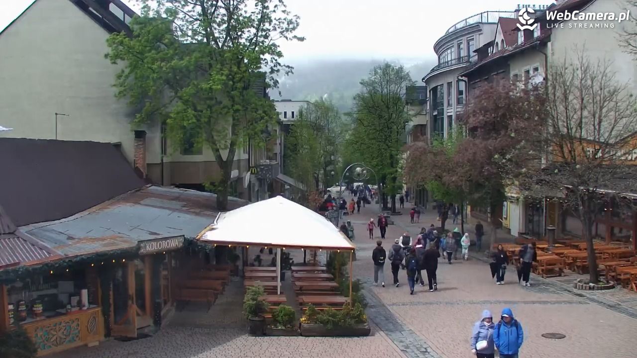 Zakopane - widok na deptak Krupówki NOWOŚĆ - 15 maj 2025, 13:16