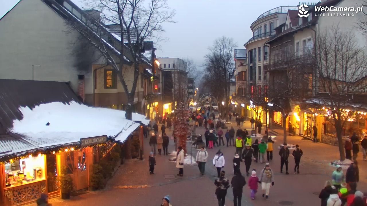 Zakopane - widok na deptak Krupówki NOWOŚĆ - 30 styczeń 2026, 16:37