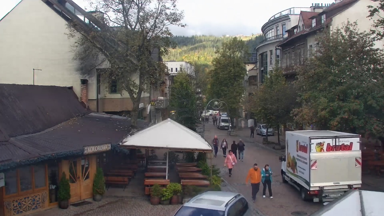 Zakopane - widok na deptak Krupówki NOWOŚĆ - 09 październik 2026, 07:20