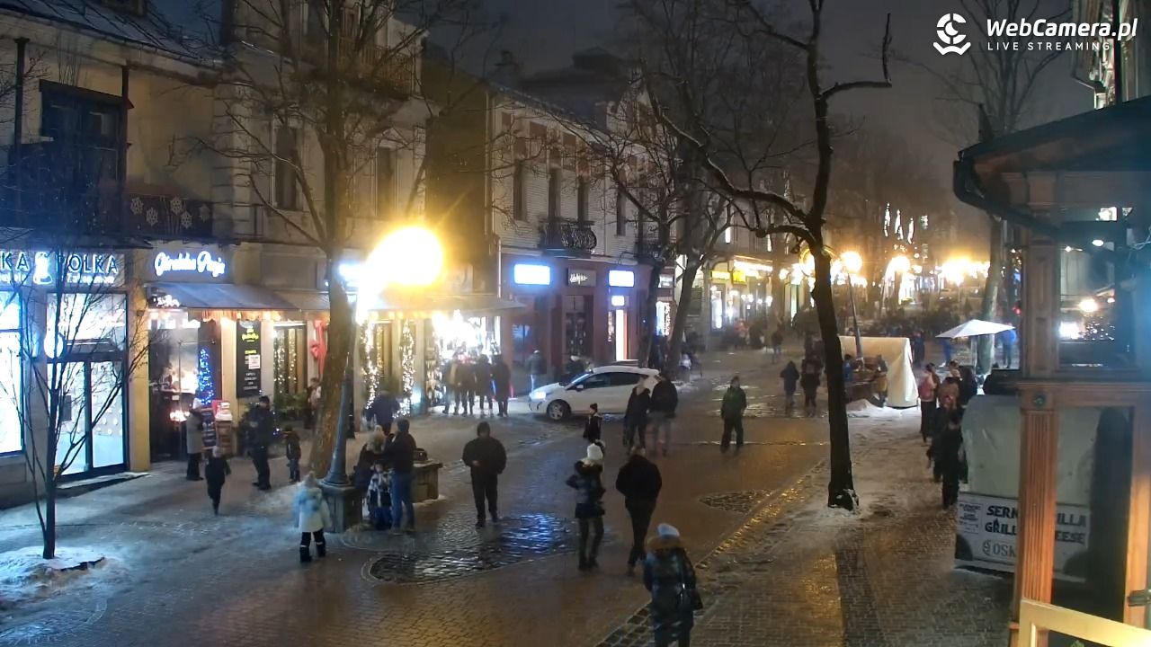 Zakopane - widok na deptak Krupówki NOWOŚĆ - 29 styczeń 2026, 21:01