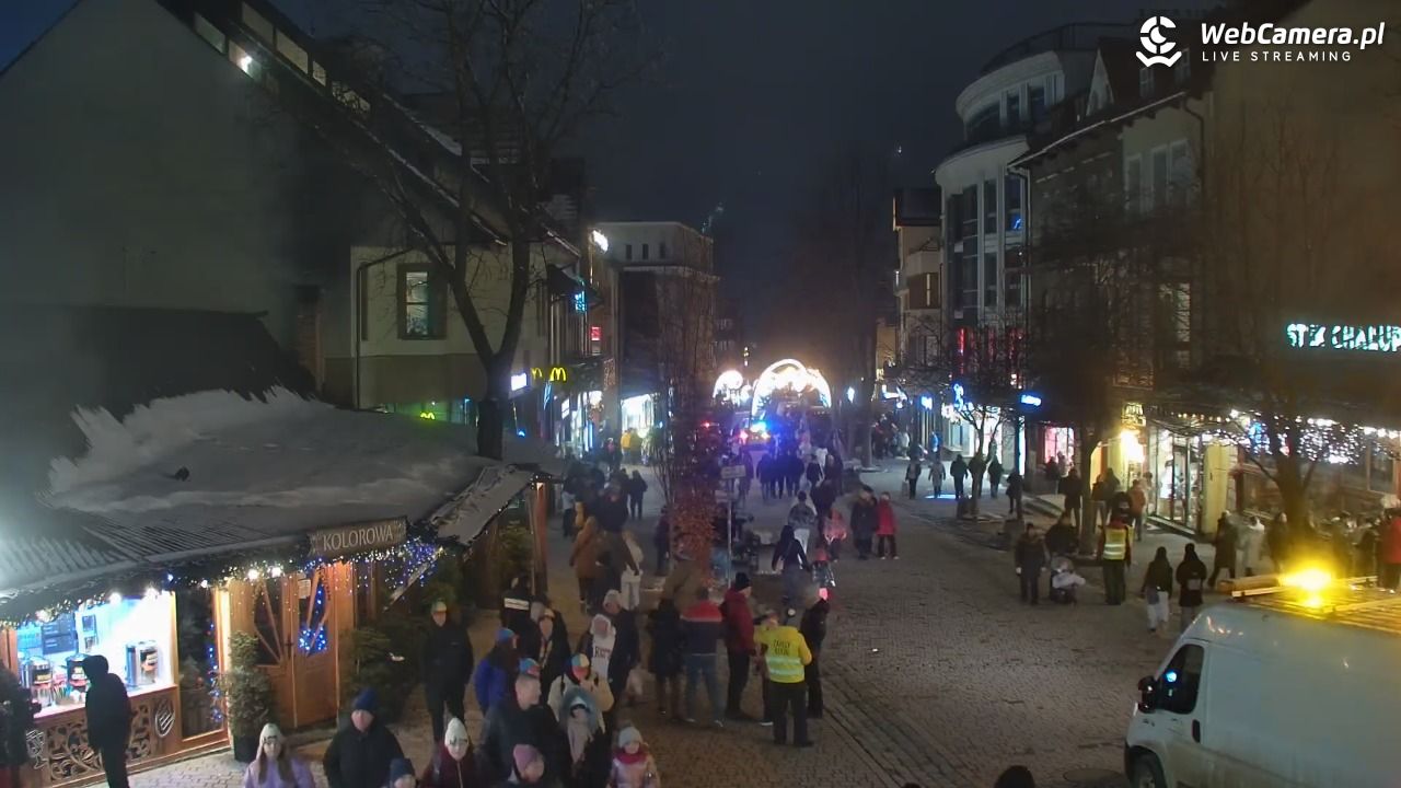 Zakopane - widok na deptak Krupówki NOWOŚĆ - 31 styczeń 2026, 18:44