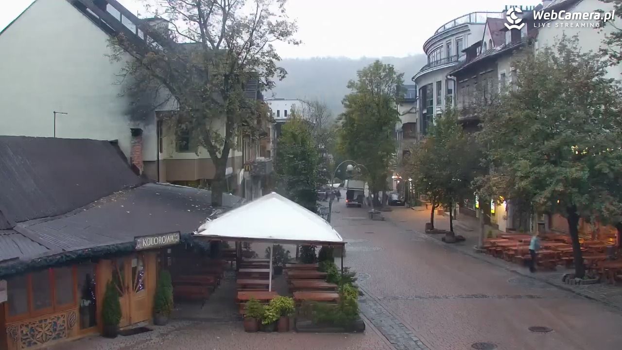 Zakopane - widok na deptak Krupówki NOWOŚĆ - 09 październik 2026, 05:17
