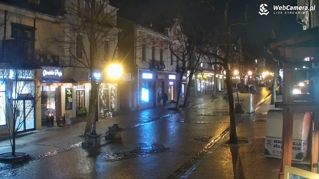 Zakopane - widok na deptak Krupówki NOWOŚĆ - 16 marzec 2026, 19:47