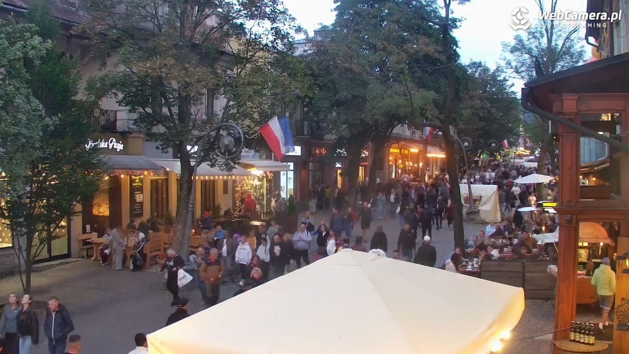 Zakopane - widok na deptak Krupówki NOWOŚĆ - 18 sierpień 2026, 19:45
