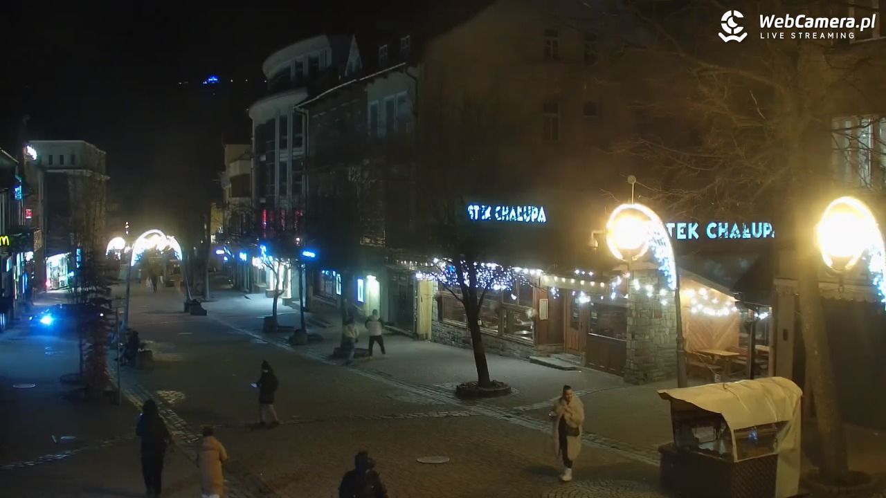 Zakopane - widok na deptak Krupówki NOWOŚĆ - 14 grudzień 2025, 23:01