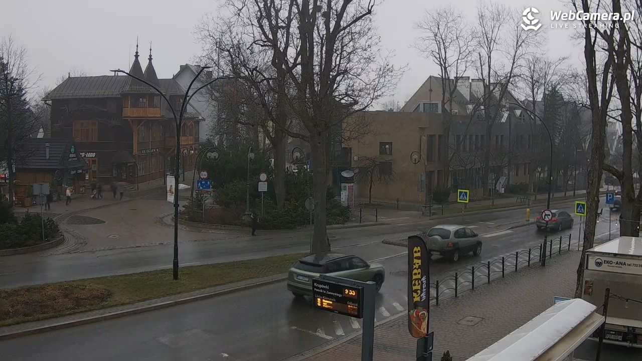 Zakopane - widok na ulicę Krupówki - 16 kwiecień 2026, 09:34