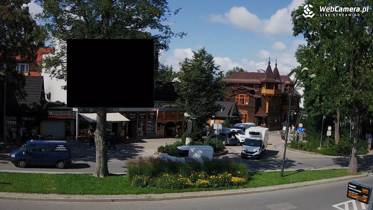 Zakopane - widok na ulicę Krupówki - 30 lipiec 2025, 10:05