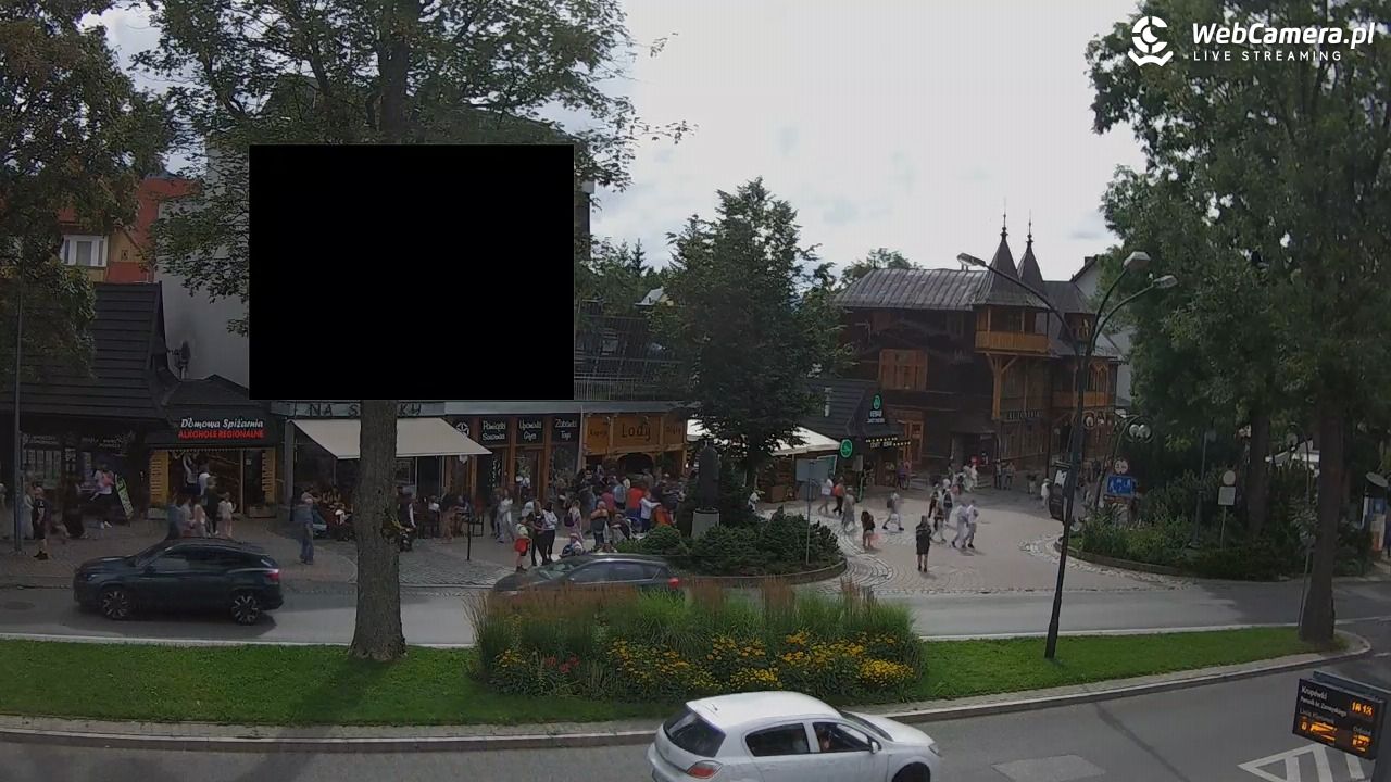 Zakopane - widok na ulicę Krupówki - 03 sierpień 2025, 16:13