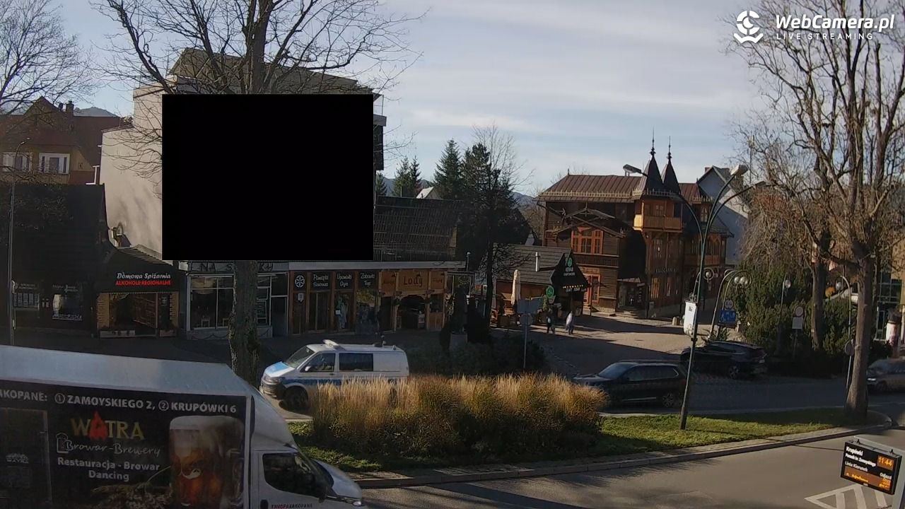 Zakopane - widok na ulicę Krupówki - 05 listopad 2025, 11:45
