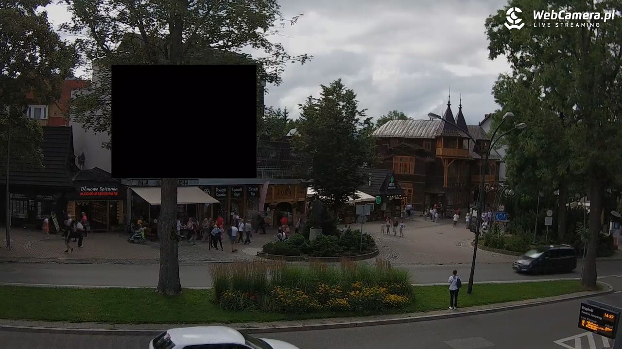 Zakopane - widok na ulicę Krupówki - 03 sierpień 2025, 14:32