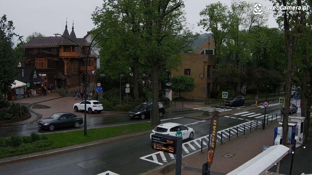 Zakopane - widok na ulicę Krupówki - 30 maj 2026, 13:36