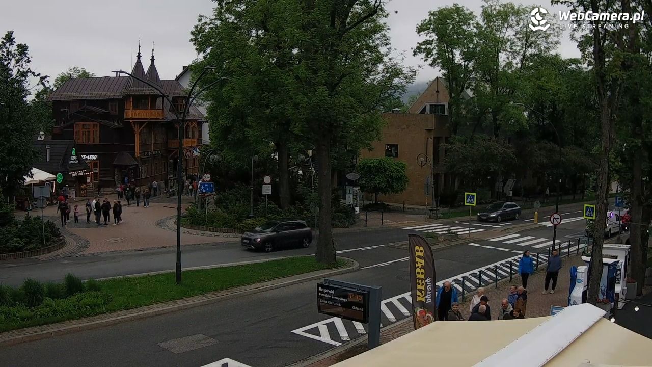 Zakopane - widok na ulicę Krupówki - 04 czerwiec 2026, 14:14