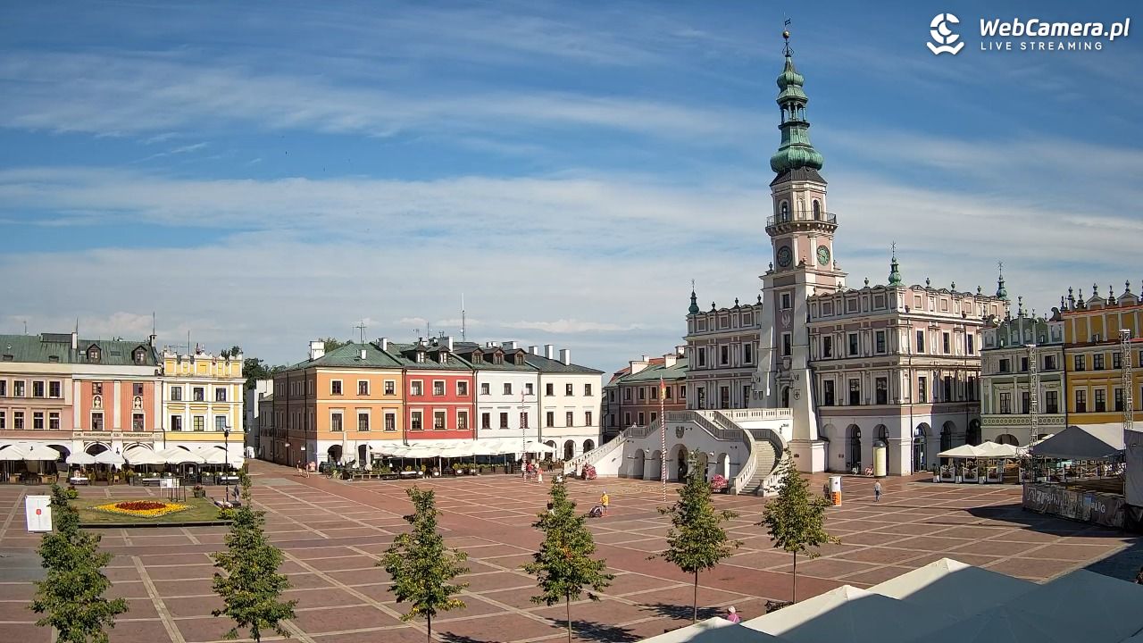 ZAMOŚĆ - widok na Rynek Wielki - 03 lipiec 2026, 08:49