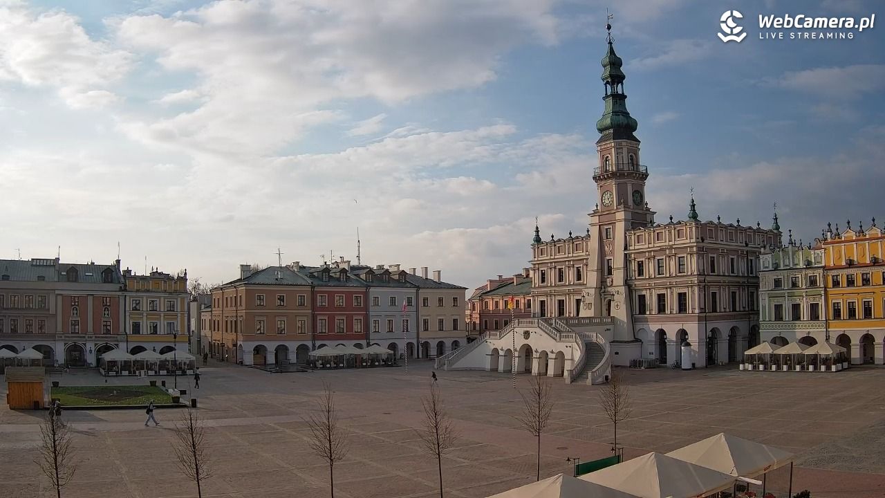 ZAMOŚĆ - widok na Rynek Wielki - 01 kwiecień 2026, 17:07