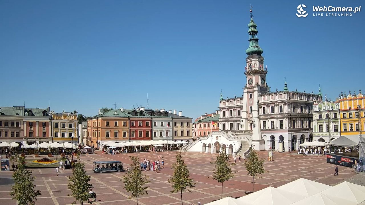 ZAMOŚĆ - widok na Rynek Wielki - 16 sierpień 2026, 12:21
