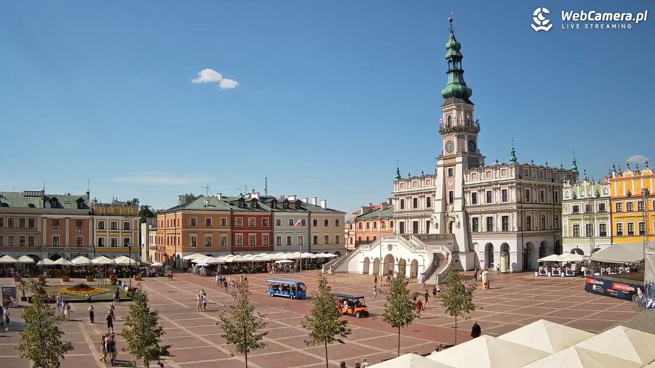 ZAMOŚĆ - widok na Rynek Wielki - 16 sierpień 2026, 14:30