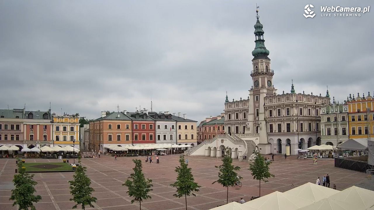 ZAMOŚĆ - widok na Rynek Wielki - 17 maj 2026, 10:48