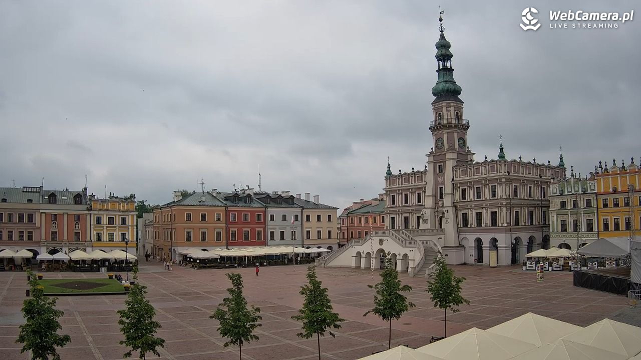 ZAMOŚĆ - widok na Rynek Wielki - 17 maj 2026, 09:46