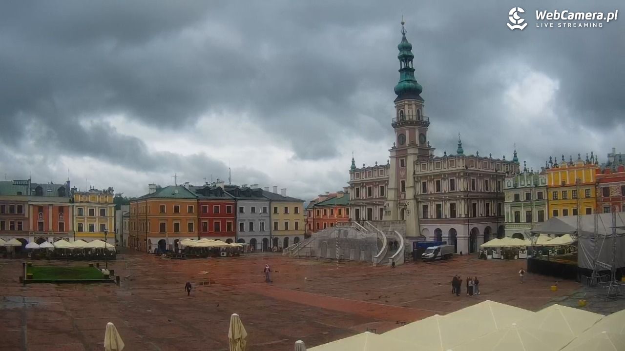 ZAMOŚĆ - widok na Rynek Wielki - 15 maj 2025, 12:30