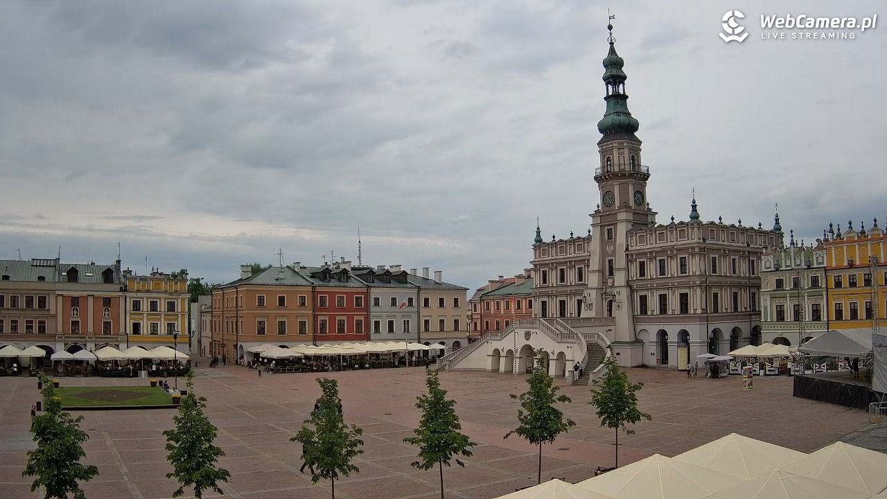 ZAMOŚĆ - widok na Rynek Wielki - 16 maj 2026, 14:25