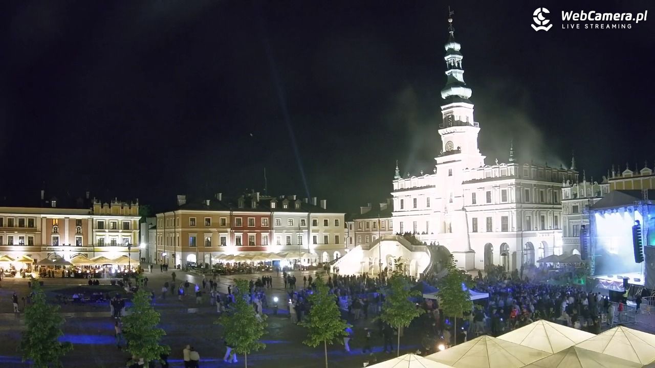 ZAMOŚĆ - widok na Rynek Wielki - 15 maj 2026, 22:28