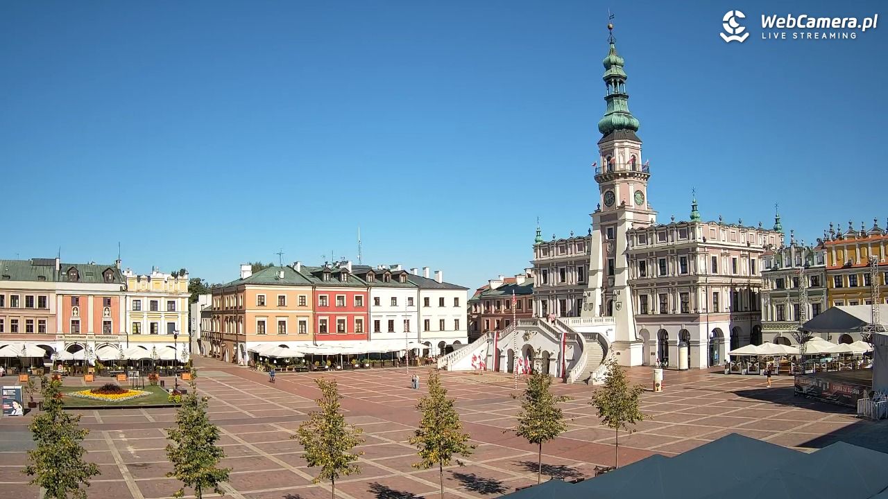 ZAMOŚĆ - widok na Rynek Wielki - 15 sierpień 2026, 09:13