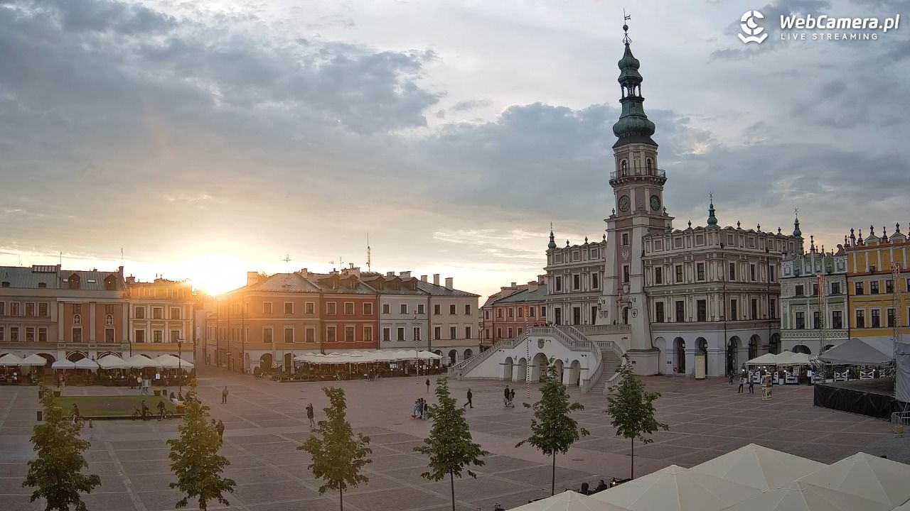 ZAMOŚĆ - widok na Rynek Wielki - 16 maj 2026, 19:40