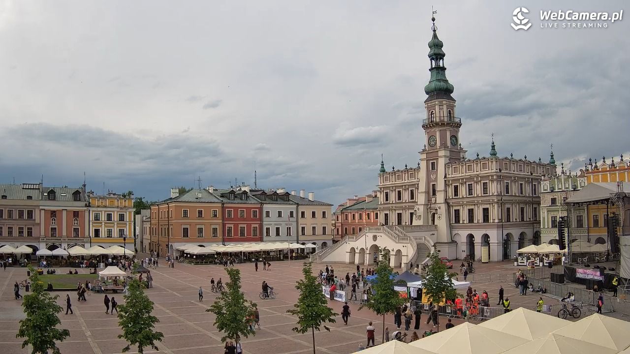 ZAMOŚĆ - widok na Rynek Wielki - 15 maj 2026, 18:23