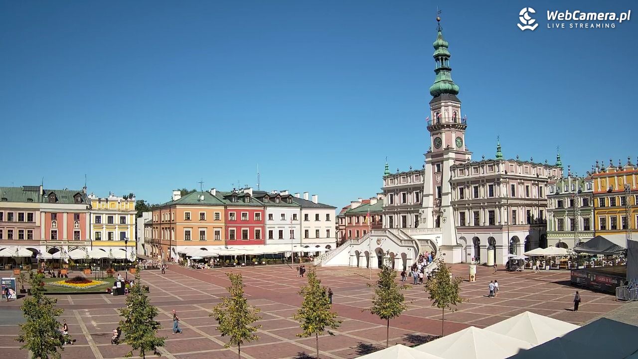 ZAMOŚĆ - widok na Rynek Wielki - 14 sierpień 2026, 10:09
