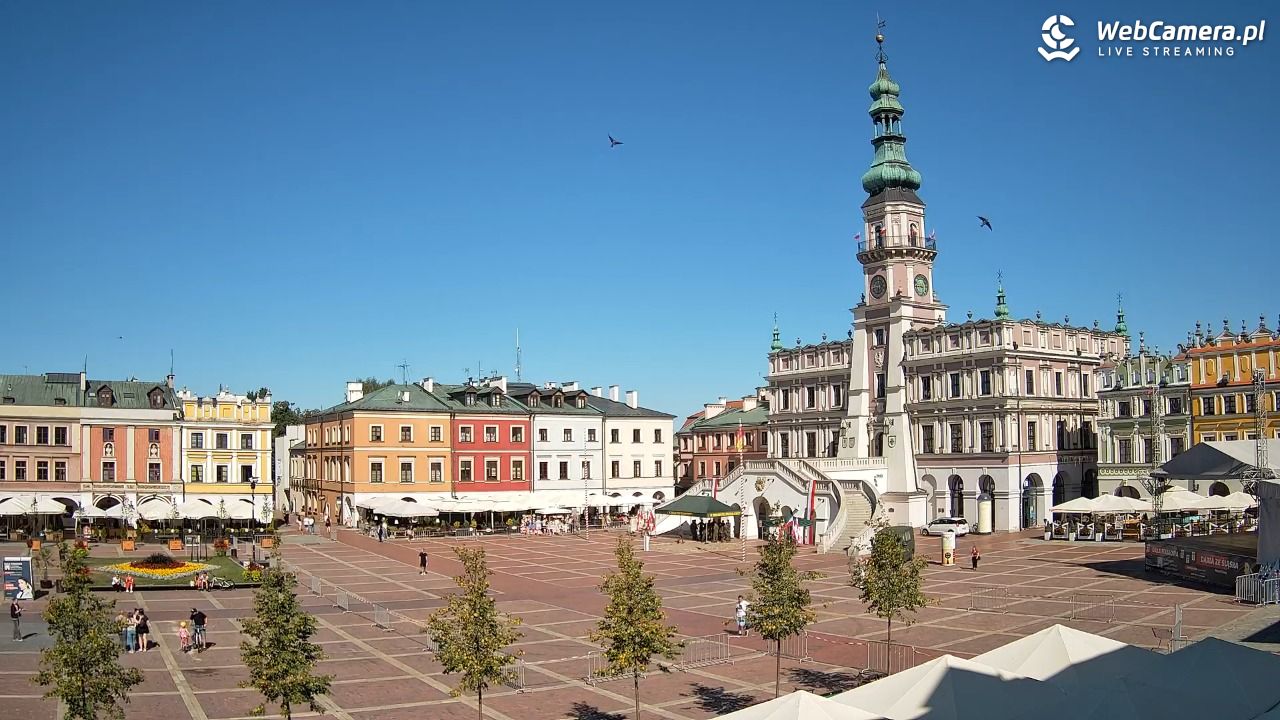 ZAMOŚĆ - widok na Rynek Wielki - 15 sierpień 2026, 11:38