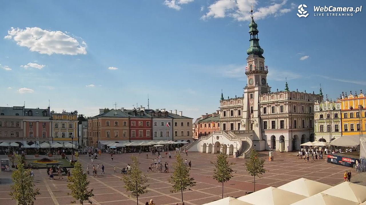 ZAMOŚĆ - widok na Rynek Wielki - 16 sierpień 2026, 15:28