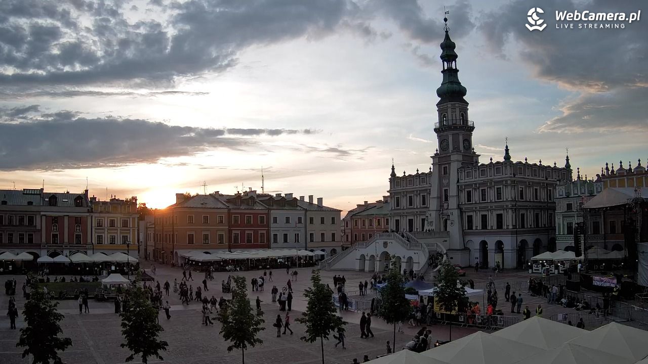 ZAMOŚĆ - widok na Rynek Wielki - 15 maj 2026, 19:46