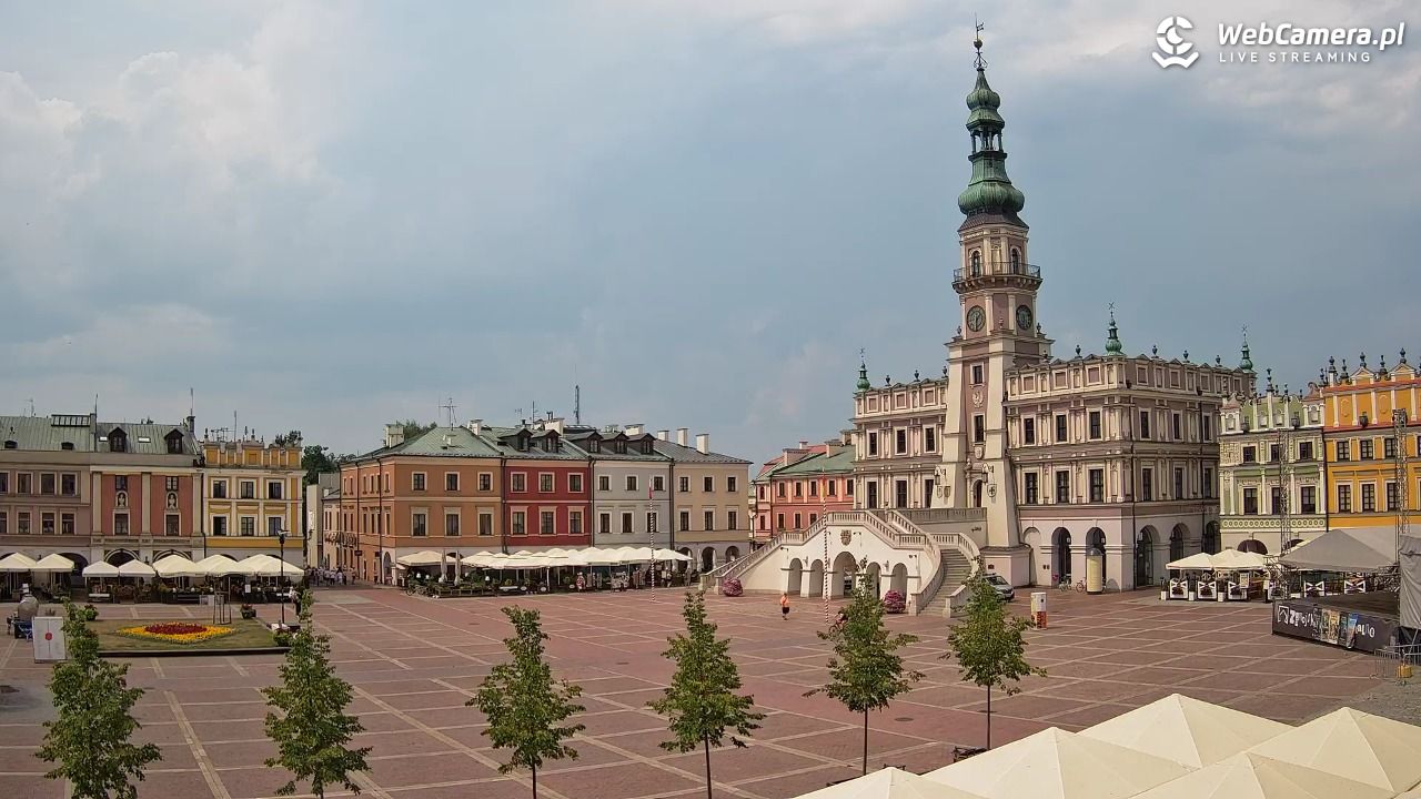 ZAMOŚĆ - widok na Rynek Wielki - 01 lipiec 2026, 13:32
