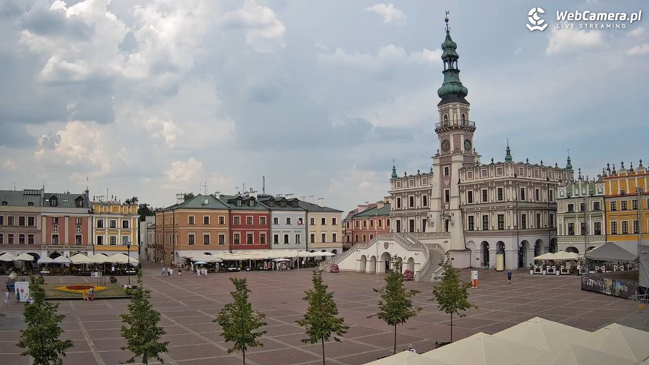 ZAMOŚĆ - widok na Rynek Wielki - 01 lipiec 2026, 12:21