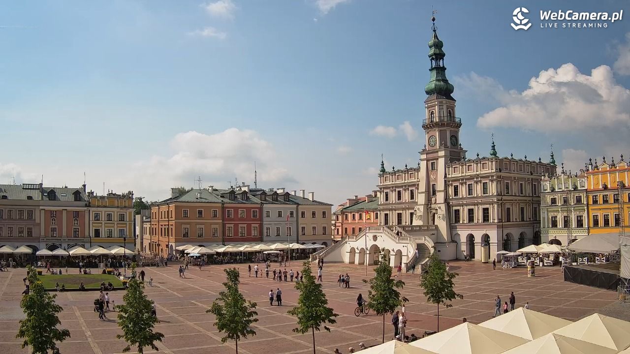 ZAMOŚĆ - widok na Rynek Wielki - 17 maj 2026, 15:26