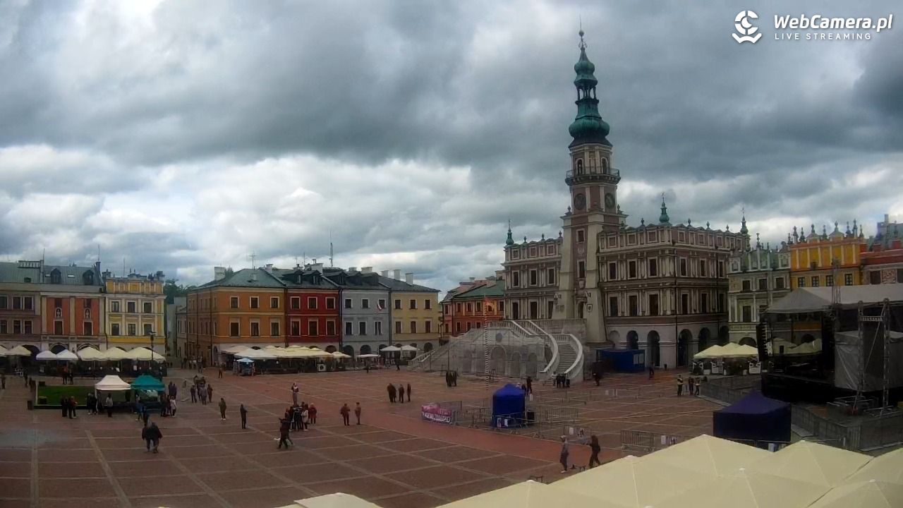 ZAMOŚĆ - widok na Rynek Wielki - 17 maj 2025, 13:54