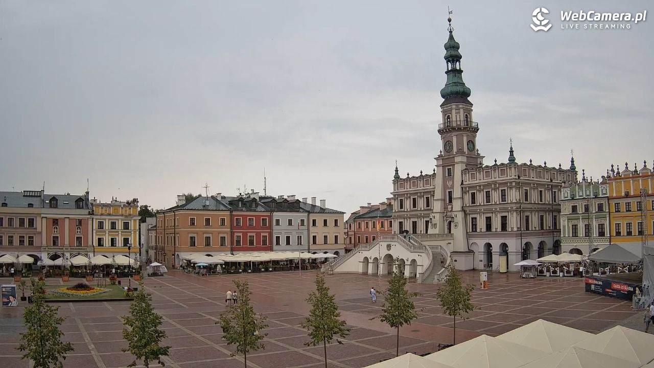ZAMOŚĆ - widok na Rynek Wielki - 17 sierpień 2026, 13:58