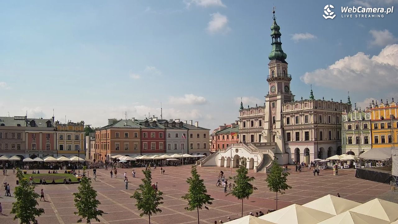 ZAMOŚĆ - widok na Rynek Wielki - 17 maj 2026, 15:22