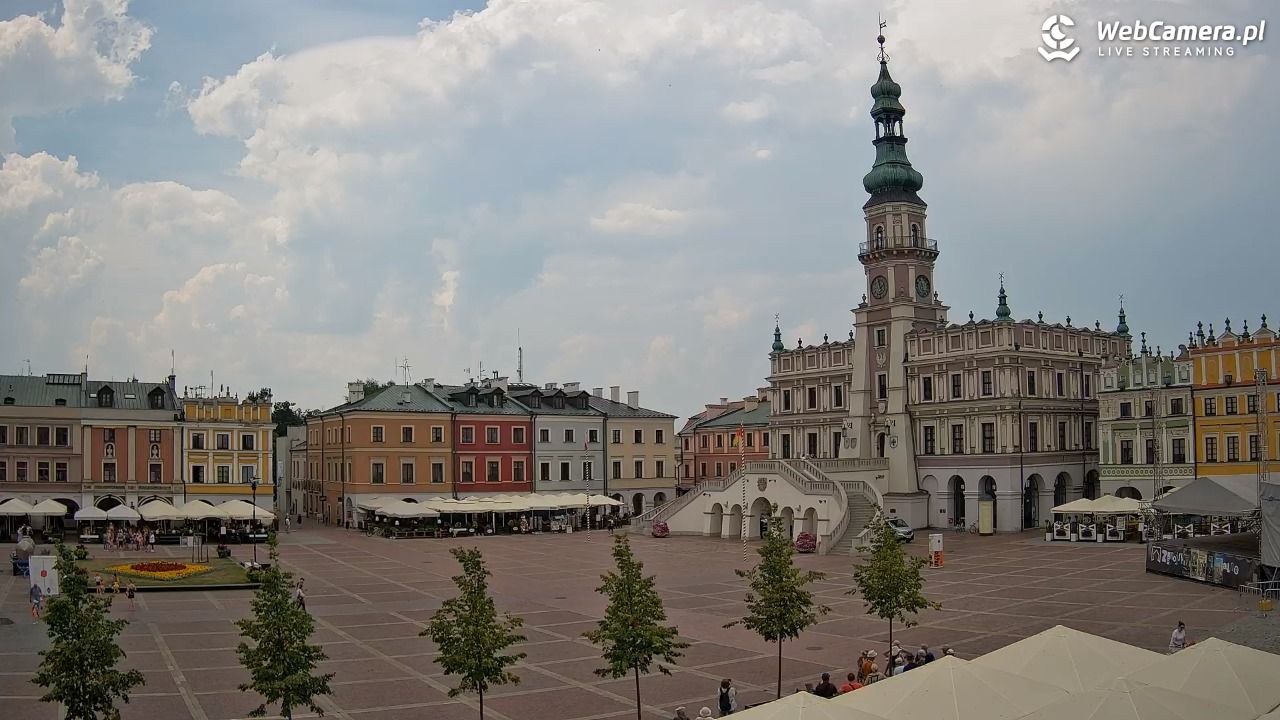 ZAMOŚĆ - widok na Rynek Wielki - 01 lipiec 2026, 13:58